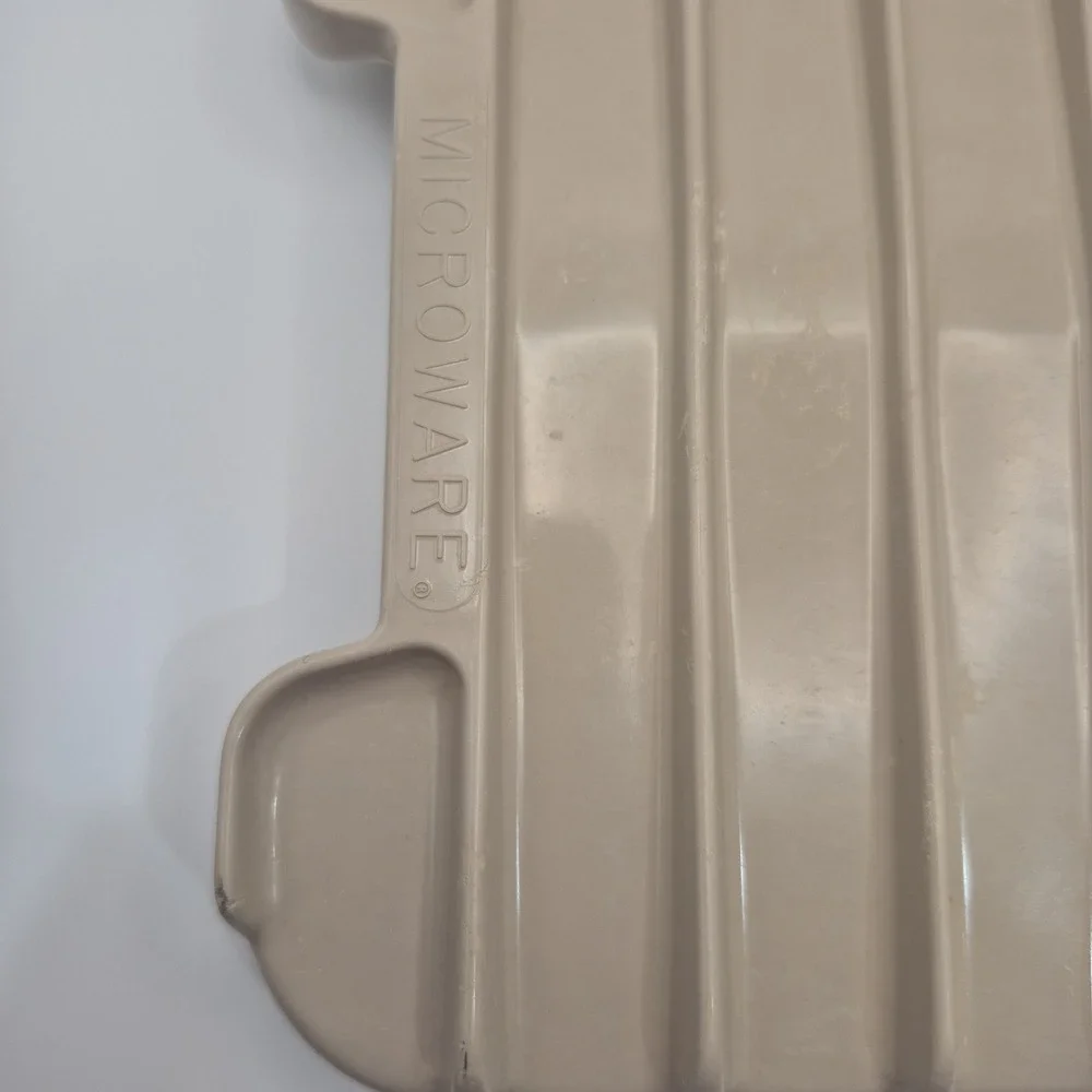 Anchor Hocking Microwave Bacon Meat Pan, Roasting Rack Pan PM-479-TI, Microware